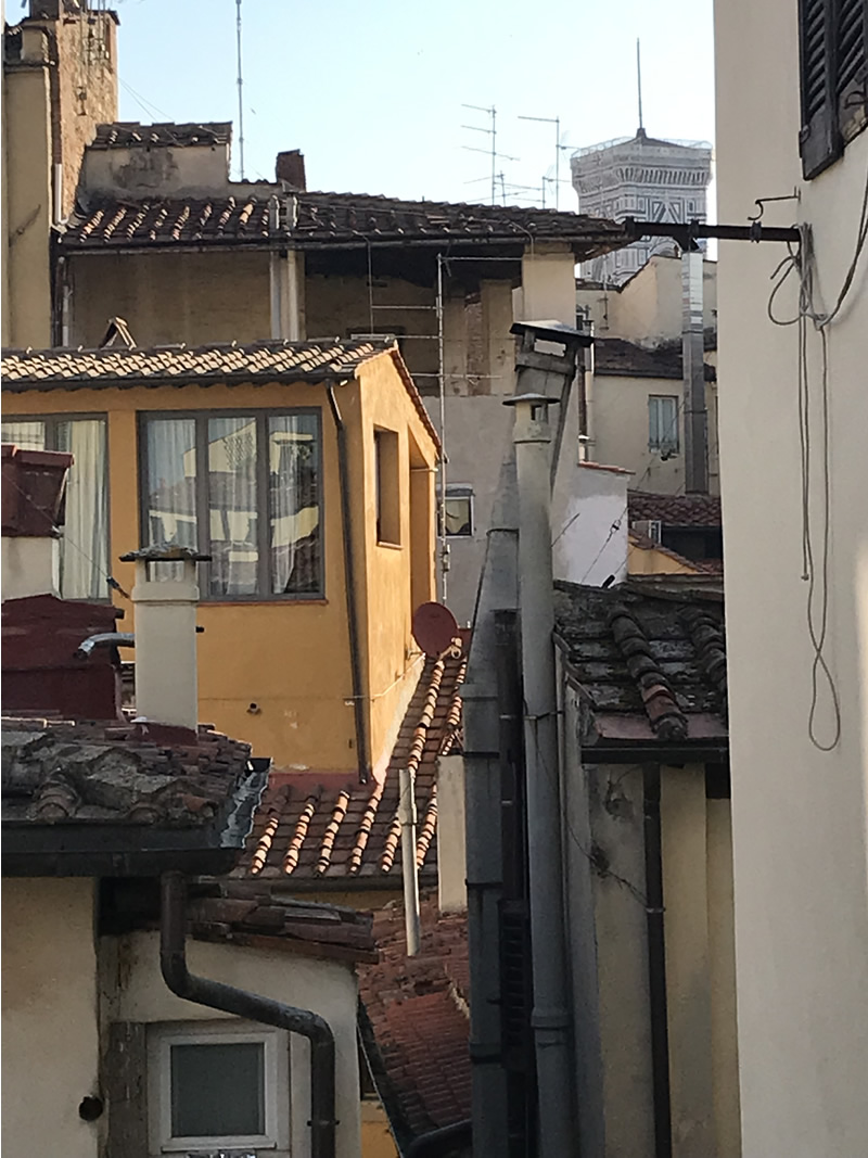 View from Borgo Santi Apostoli 10
