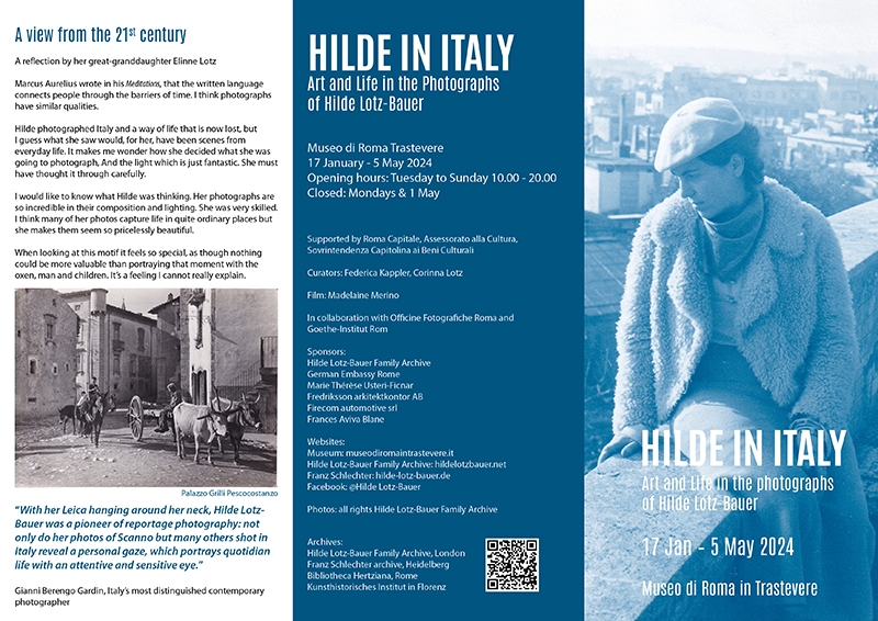 Hilde in Italy flyer