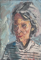 Peter Clossick portrait of Corinna
