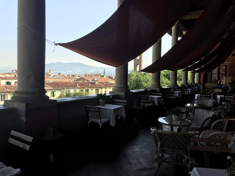 View from the terrace of Palazzo Guadagni